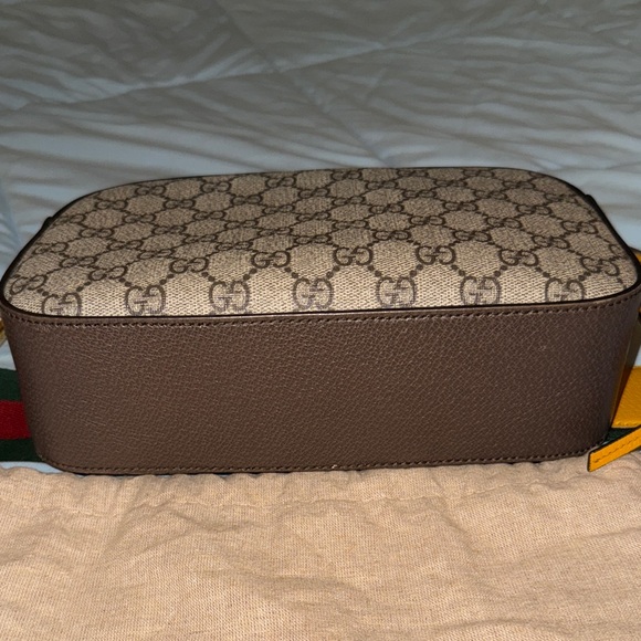 Gucci Supreme Monogram Web Neo Vintage crossbody unisex Authentic - Picture 8 of 16